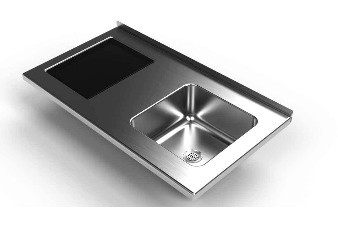 Stainless Steel Shower product rendering